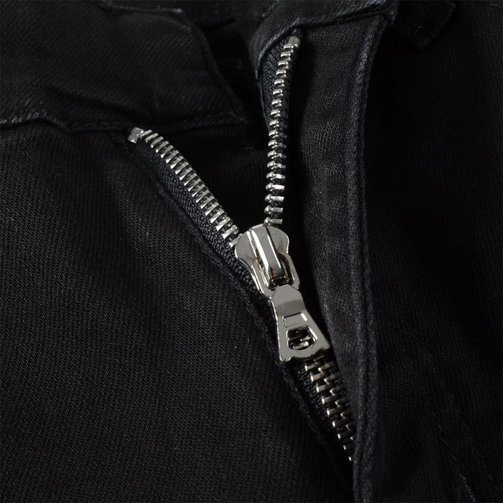 Black Leather Jean