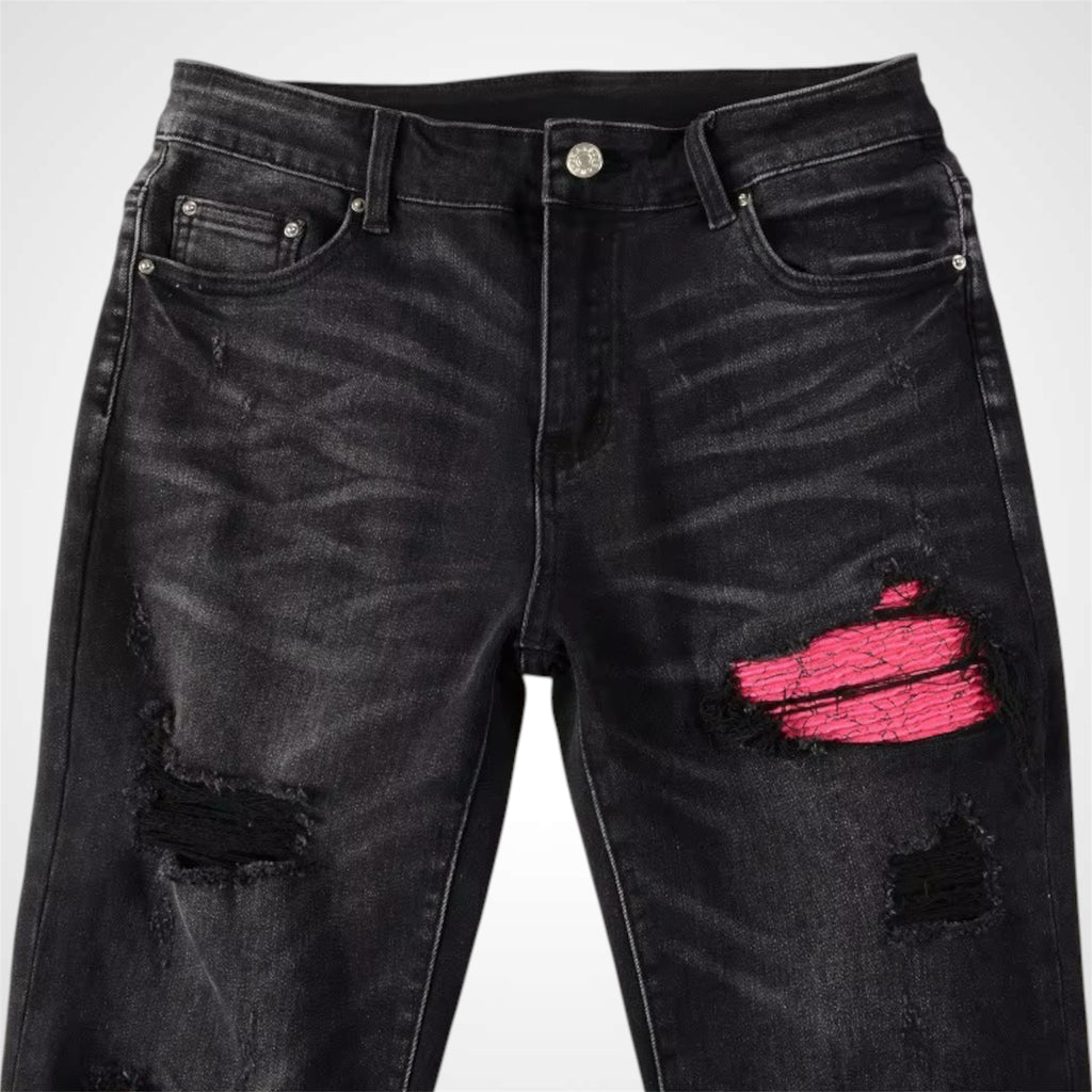 Black & Pink Jean