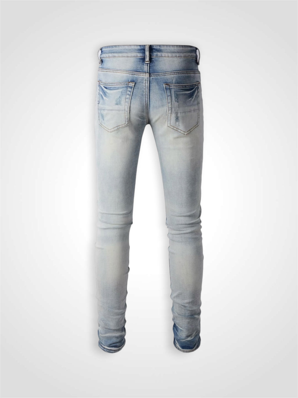 Light Blue Leather Jean