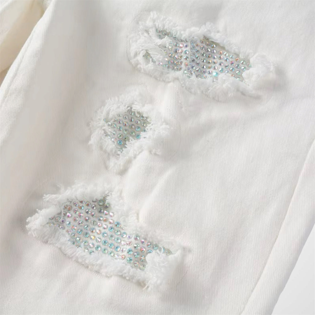 White Crystal Jean