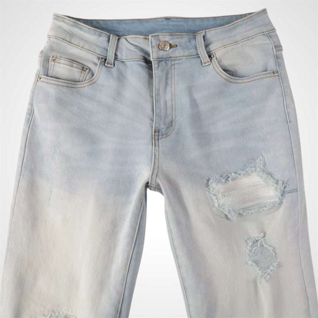 White Blue Fading Jean
