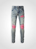 Blue & Pink Jean