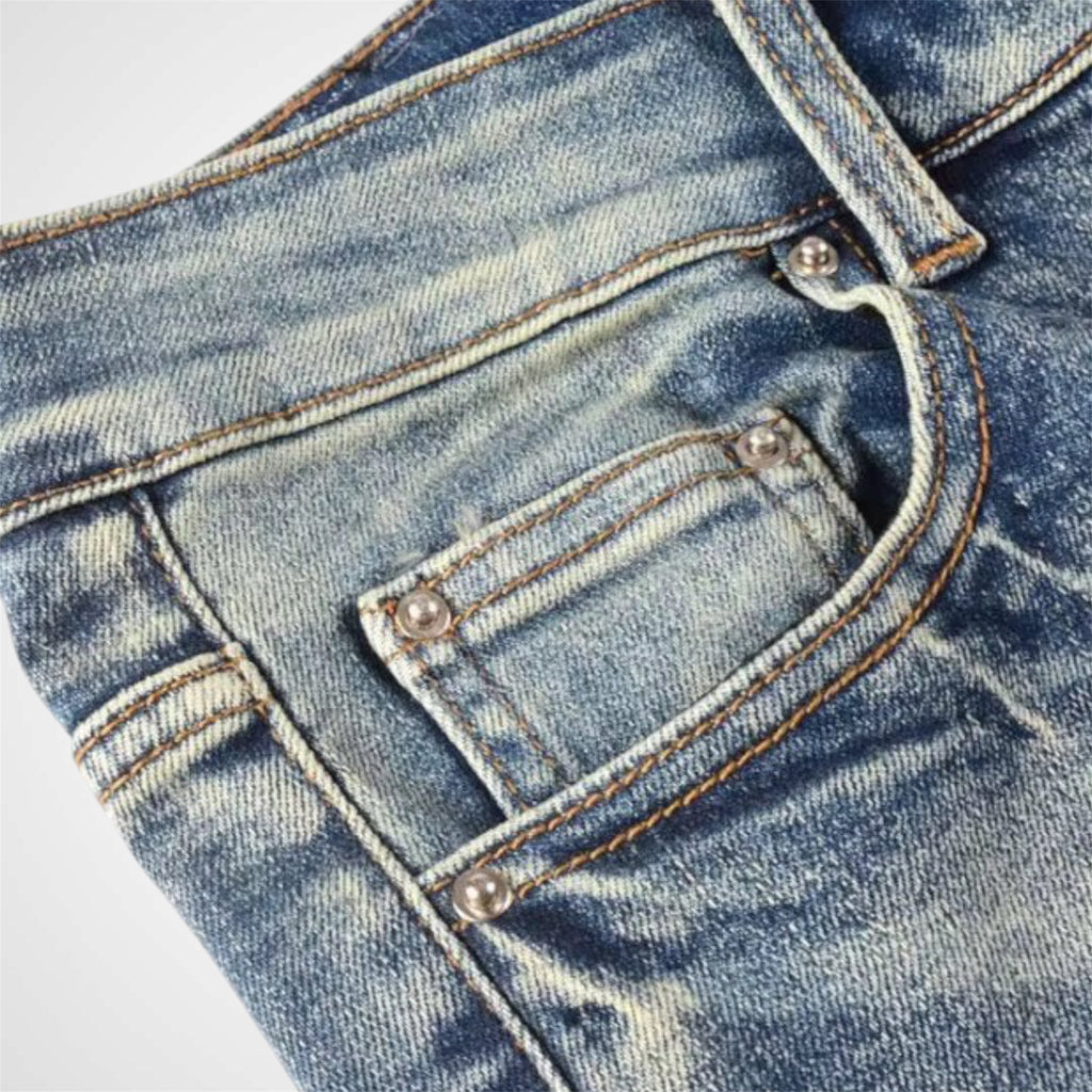 Blue & Pink Jean