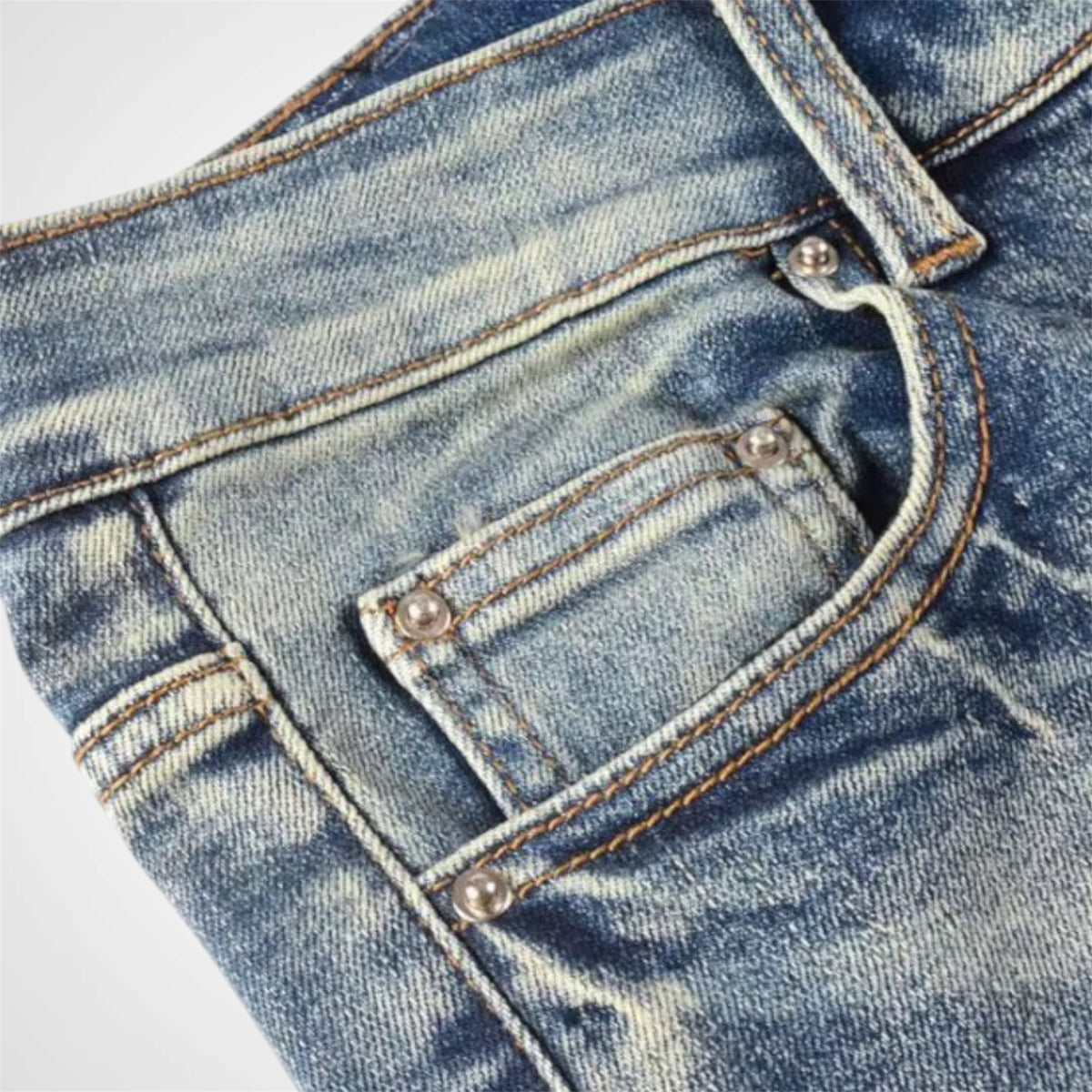 Blue & Pink Jean