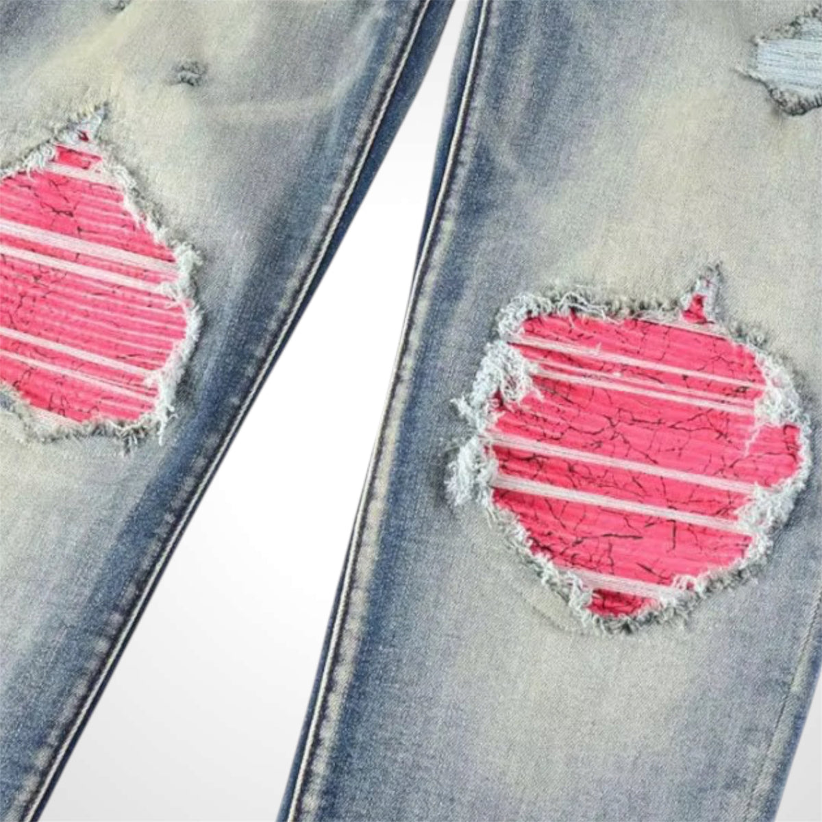 Blue & Pink Jean